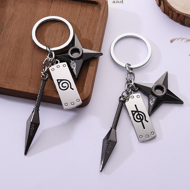 Carabiner Keychain - بانداي أنيمي ناروتو المفاتيح سيارة حقيبة