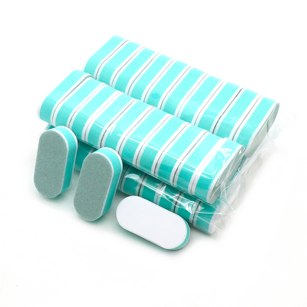 Nail File Titanium - 10/60/120 قطعة مبرد أظافر صغير كتلة