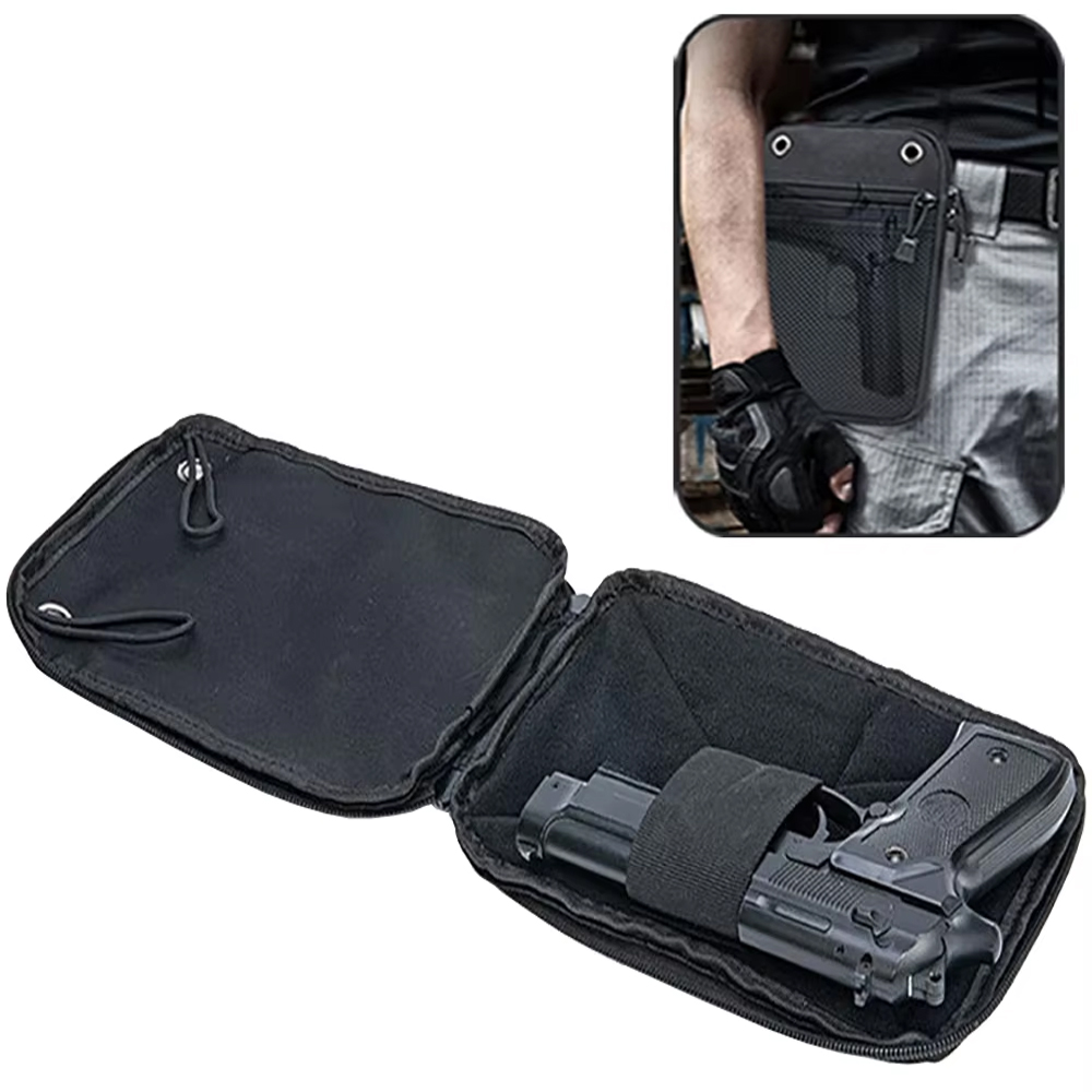 Edc Carry Fanny Pack - حقيبة حزام خصر تكتيكية خارجية مخفية