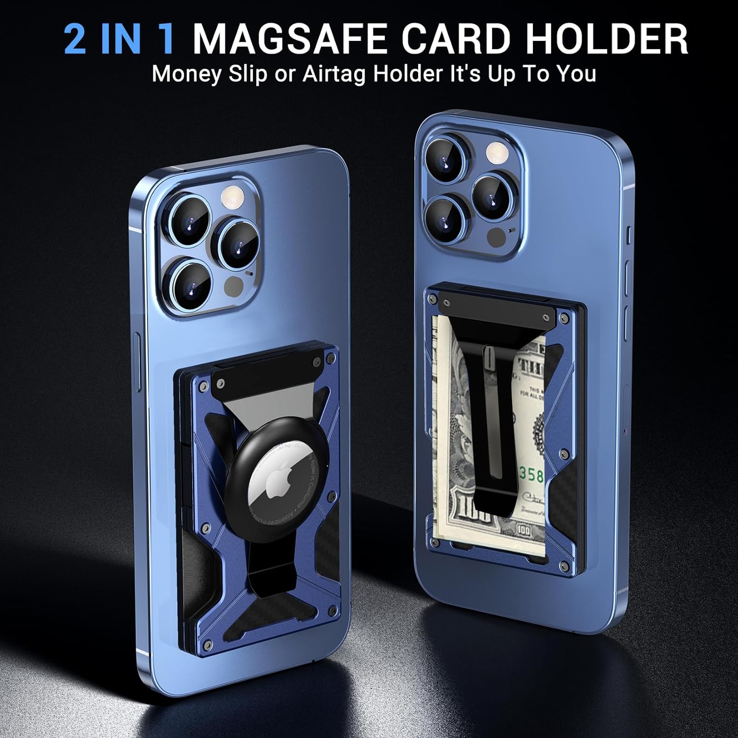 Money Clip Magnetic - محفظة ماج سيف مع مشبك نقود