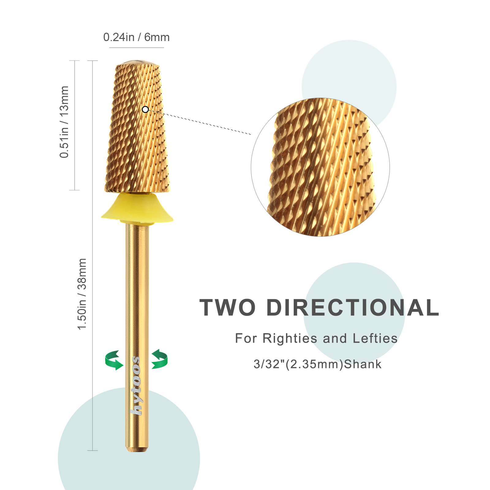 HYTOOS XF التيتانيوم سلامة مسم - مراجعة Nail File Titanium وسعره