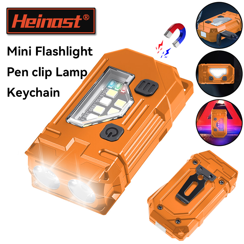 سلسلة مفاتيح صغيرة EDC مصباح ي - مراجعة Keychain Flashlight وسعره