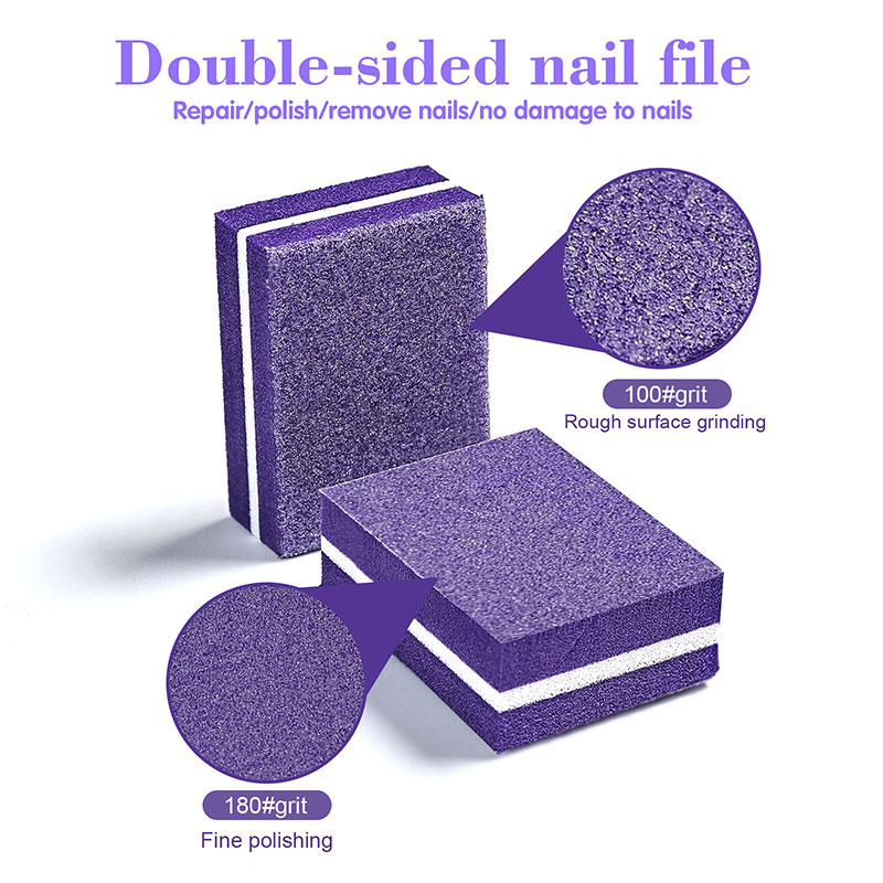 10/50 قطعة رسومات أظافر صغيرة  - مراجعة Nail File Titanium وسعره