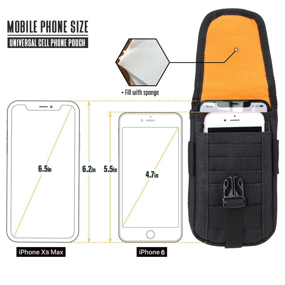 حافظة هاتف تكتيكية بنظام مولي، - مراجعة Edc Carry Pouch وسعره