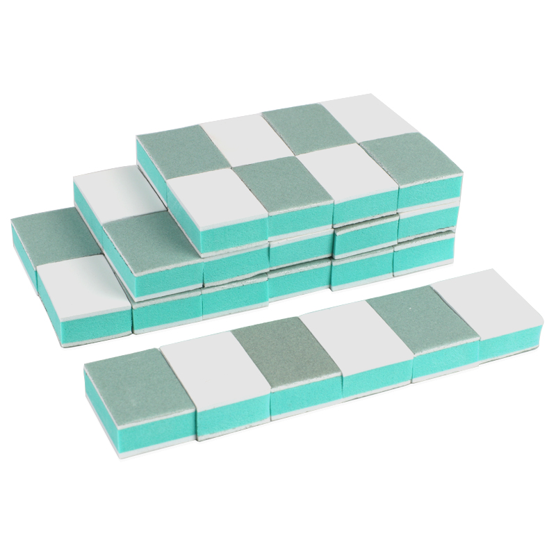 50/100 قطعة من مكعبات تلميع ال - مراجعة Nail File Titanium وسعره