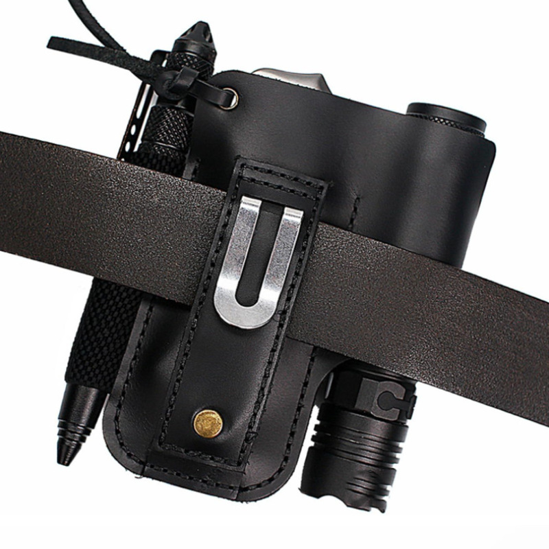 حافظة جلدية متعددة الوظائف للم - مراجعة Edc Carry Pouch وسعره