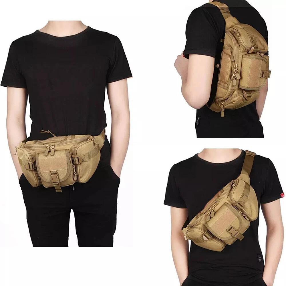 حزمة مراوح تكتيكية للرجال مخفي - مراجعة Edc Carry Fanny Pack وسعره