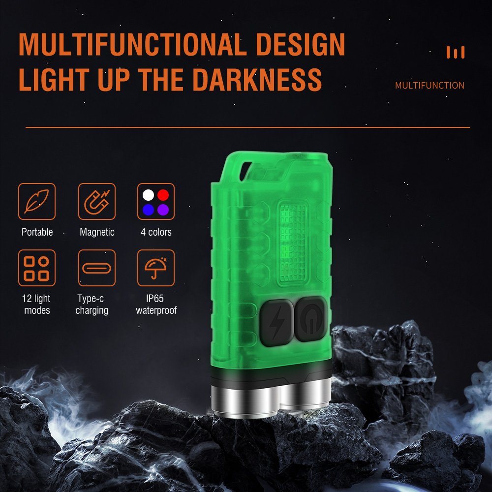 مصباح يدوي صغير V3 EDC بقوة 90 - مراجعة Keychain Flashlight وسعره