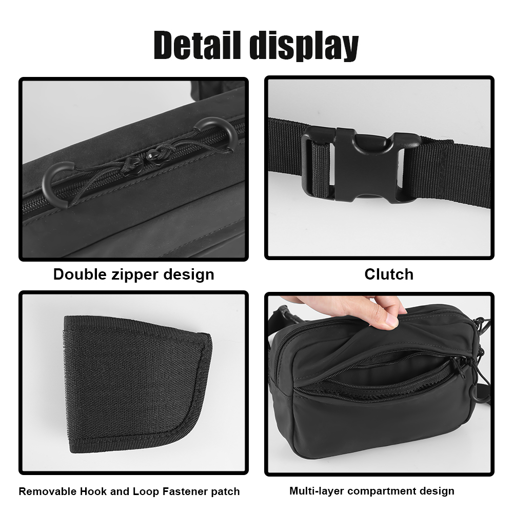 حقيبة خصر تكتيكية مخفية للحمل  - مراجعة Edc Carry Fanny Pack وسعره