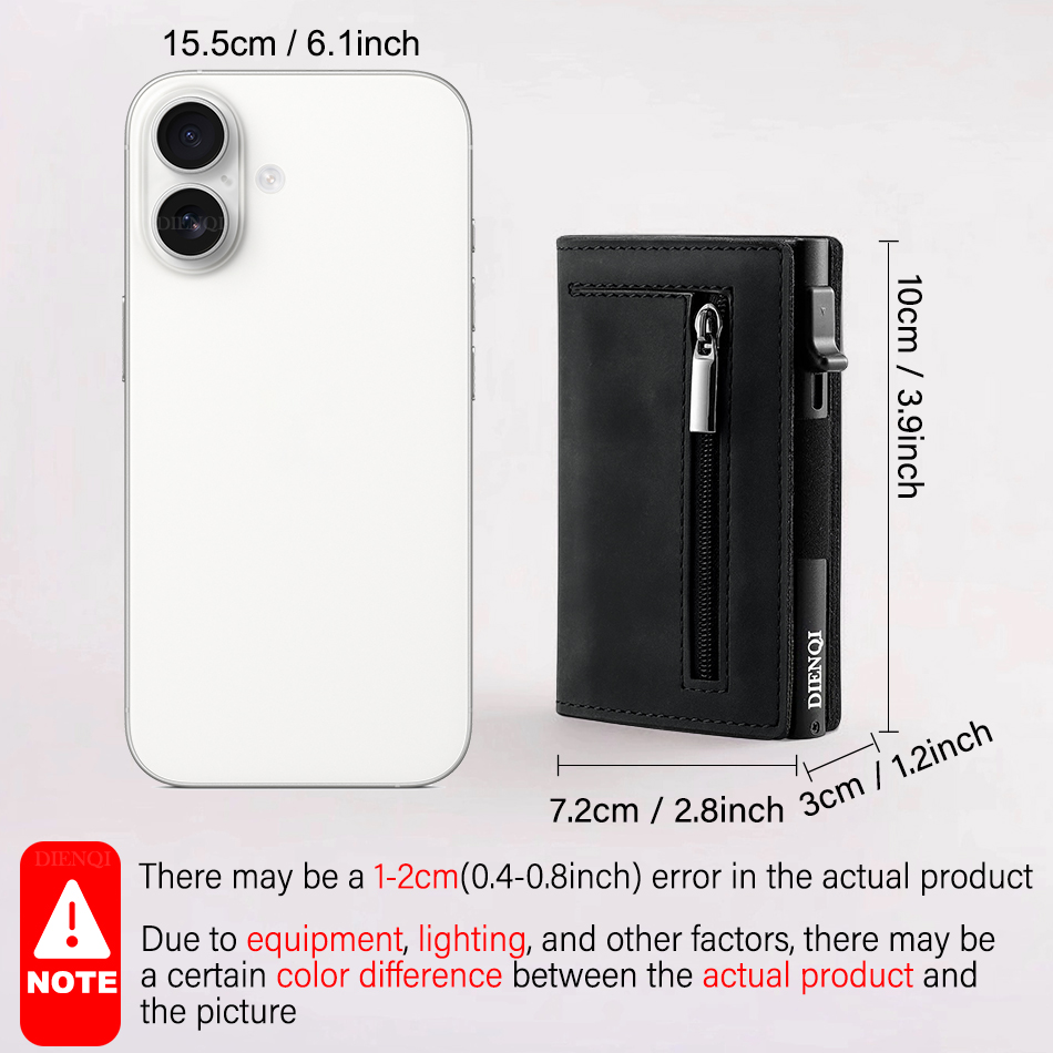 محفظة رجالية من الجلد الطبيعي  - مراجعة Money Clip Magnetic وسعره