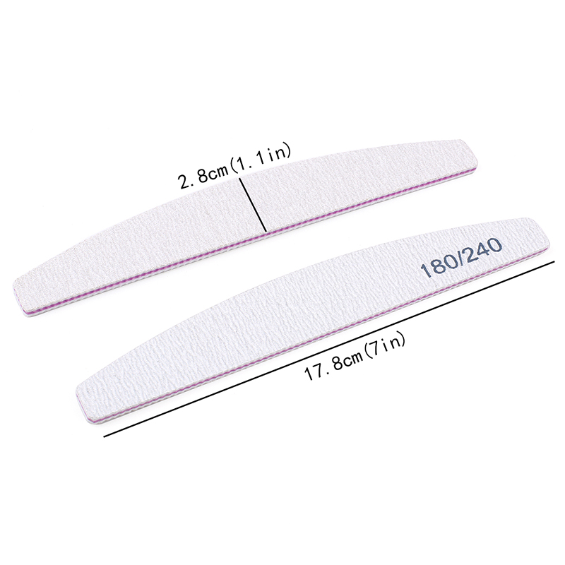 10 قطعة ملفات الأظافر مزدوجة ا - مراجعة Nail File Titanium وسعره
