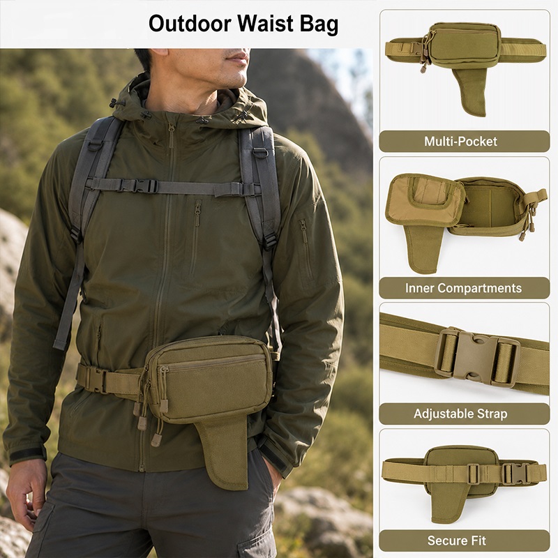 حقيبة خصر متعددة الوظائف من ال - مراجعة Edc Carry Fanny Pack وسعره