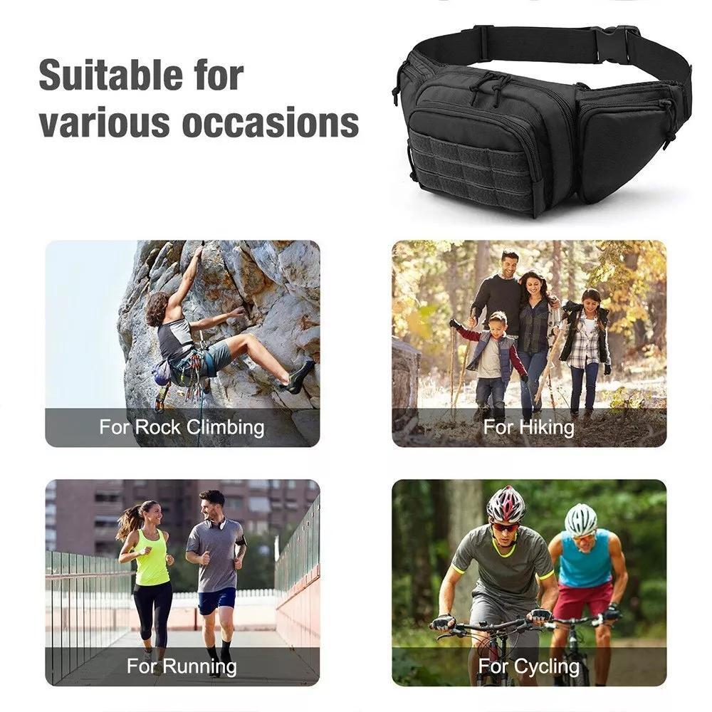 حزمة مراوح تكتيكية للرجال مخفي - مراجعة Edc Carry Fanny Pack وسعره